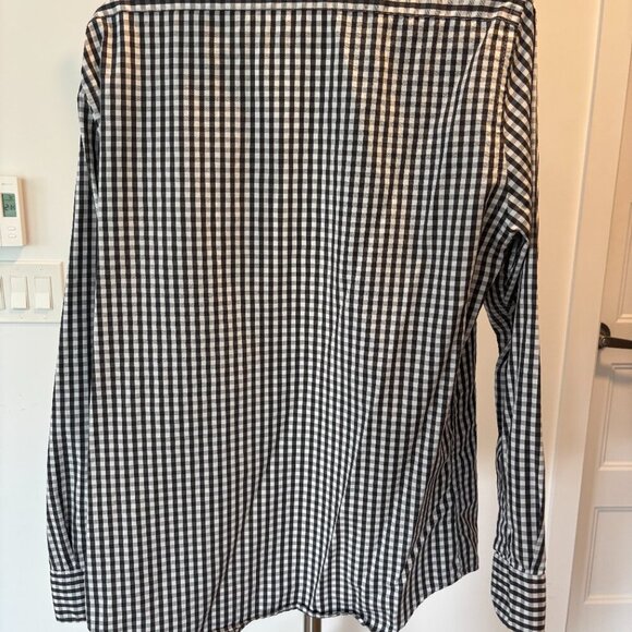 Matinique Mathos Gingham Check Shirt Black & White (Men’s M) - Picture 6 of 6